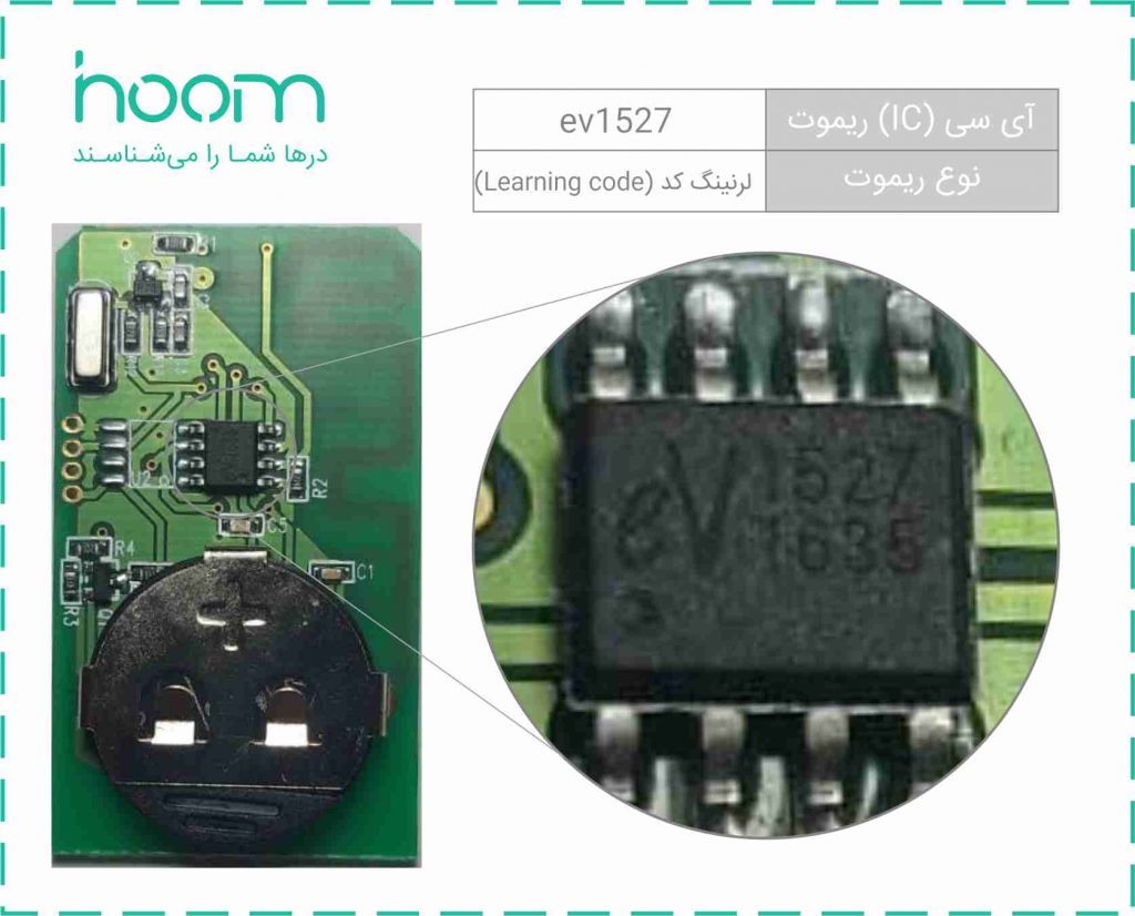 آی سی ریموت 433 کد لرنینگ