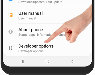 فعال کردن مود توسعه دهنگان
